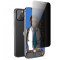 Folie de protectie Ecran Privacy Mr. Monkey Glass pentru Apple iPhone 13 Pro Max, Sticla securizata, Full Glue, 5D