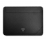 Husa Laptop Guess Saffiano, Triangle Metal Logo, 13/14 inch, Neagra GUCS14PSATLK