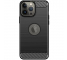 Husa TPU Forcell Carbon pentru Apple iPhone 13 Pro Max, Neagra 