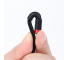 Cablu Date si Incarcare USB Type-C la USB Type-C Baseus Cafule, 1 m, 60W, 3A, Negru Rosu CATKLF-G91 