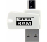 Cititor Card USB - microUSB GoodRam, microSD, Alb
