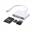 Adaptor OTG Lightning - USB-A /microSD Joyroom, Alb S-H142