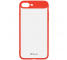Husa TPU Tellur Hibrid pentru Apple iPhone 8 Plus, Rosie Transparenta TLL121593