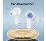 Handsfree Bluetooth QCY T13, TWS, Alb