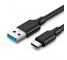 Cablu Date si Incarcare USB la USB Type-C UGREEN US184, 1 m, Negru 