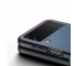 Husa TPU - Textil DUX DUCIS Fino pentru Samsung Galaxy Z Flip4, Bleumarin 