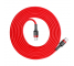 Cablu Date si Incarcare USB-C - USB-C Baseus Cafule, 60W, 2m, Rosu CATKLF-H09