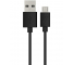 Cablu Date si Incarcare USB-A - microUSB Energizer, 18W, 2m, Negru C11UBMCKBK4