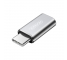 Adaptor Conversie MicroUSB la USB Type-C Joyroom HUI Series, Argintiu JOYSM206 