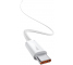 Cablu Date si Incarcare USB Type-C la USB Type-C Baseus Dynamic, 1 m, 100W, Alb CALD000202 