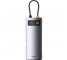 Hub USB-C Baseus Metal Gleam, 4 x USB-A 3.0, Gri WKWG070013