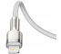 Cablu Date si Incarcare USB-C - Lightning Baseus Cafule Series Metal, 20W, 1m, Alb CATLJK-A02 