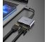 Adaptor Audio si Video USB-C - HDMI HOCO HB29 Easy-lead, Gri