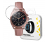 Folie Protectie Ecran WZK pentru Samsung Galaxy Watch3 45mm, Sticla Flexibila, Full Face, Full Glue, Neagra 