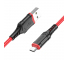 Cablu Date si Incarcare USB-A - microUSB Borofone BX67, 18W, 1m, Rosu