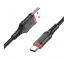Cablu Date si Incarcare USB-A - USB-C Borofone BX67, 18W, 1m, Negru