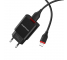 Incarcator Retea cu Cablu Lightning Borofone BA20A, 10W, 2.1A, 1 x USB-A, Negru