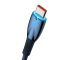 Cablu Date si Incarcare USB-A - USB-C Baseus Glimmer Series, 100W, 1m, Albastru