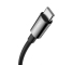 Cablu Date si Incarcare USB-A - USB-C Baseus Superior, 65W, 1m, Negru 