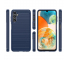 Husa pentru Samsung Galaxy A14 A145 / A14 5G A146, OEM, Carbon, Albastra 