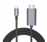 Cablu Audio si Video USB-C - HDMI Tech-Protect Ultraboost, 2m, Negru 