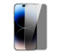 Folie de protectie Ecran Privacy Baseus pentru Apple iPhone 14 Pro Max, Sticla Securizata, Full Glue, Cu Rama Ajutatoare 