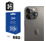 Folie de protectie Camera spate 3MK pentru Apple iPhone 15 Pro Max, Sticla Securizata, Neagra 