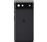 Capac Baterie Google Pixel 6, Cu Carcasa Mijloc - Geam Blitz - Geam Camera Spate, Negru (Charcoal), Swap