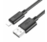 Cablu Date si Incarcare USB-A - Lightning HOCO X88, 18W, 1m, Negru 
