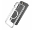 Husa MagSafe pentru Apple iPhone 15 Plus, HOCO, Magnetic Airbag, Transparenta 