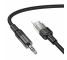 Cablu Audio 3.5mm - Lightning HOCO UPA27, 1.2m, Negru 
