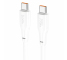 Cablu Date si Incarcare USB-C - USB-C HOCO X93, 240W, 2m, Alb 
