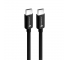 Cablu Date si Incarcare USB-C - USB-C Forcell C338, 60W, 2m, Negru 