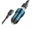 Incarcator Auto Cu Cablu Lightning Borofone BZ19 Wisdom, 12W, 2.4A, 2 x USB-A, Albastru 