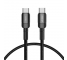 Cablu Date si Incarcare USB-C - USB-C Tech-Protect Ultraboost EVO, 100W, 0.5m, Negru 
