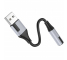 Adaptor Audio USB Borofone BV19 Creator, 1 x Jack 3.5mm, Negru 