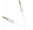 Cablu Audio 3.5mm - 3.5mm Borofone BL19 Creator, 1m, Alb 