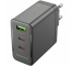 Incarcator Retea Borofone BN12, 65W, 5A, 1 x USB-A - 2 x USB-C, Negru
