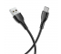Cablu Date si Incarcare USB-A - USB-C Borofone BX51 Triumph, 18W, 1m, Negru 
