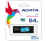 Memorie Externa USB-A Adata UV220, 64Gb AUV220-64G-RBKBL 
