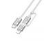 Cablu Date si Incarcare USB-C - Lightning / USB-C HOCO U134, 60W, 1.2m, Gri 