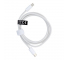 Cablu Date si Incarcare USB-C - USB-C OEM C263, 60W, 1m, Alb 