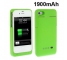 Acumulator extern Apple iPhone 4S 1900mA Ultra Slim verde Blister