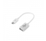 Adaptor OTG microUSB - USB 16cm alb