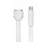Cablu de date Apple iPhone 4 plat alb