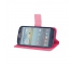Husa piele Nokia Lumia 630 Dual SIM Case Smart Top roz