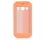 Husa piele Samsung Galaxy Ace Style LTE G357 Smart View portocalie