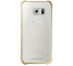 Husa plastic Samsung Galaxy S6 G920 Clear Cover EF-QG920BFEGWW aurie Blister Originala