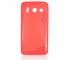 Husa silicon TPU Huawei Ascend G510 Dual Sim Wave rosie