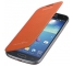 Husa piele Samsung I9190 Galaxy S4 mini EF-FI919BO portocalie Originala